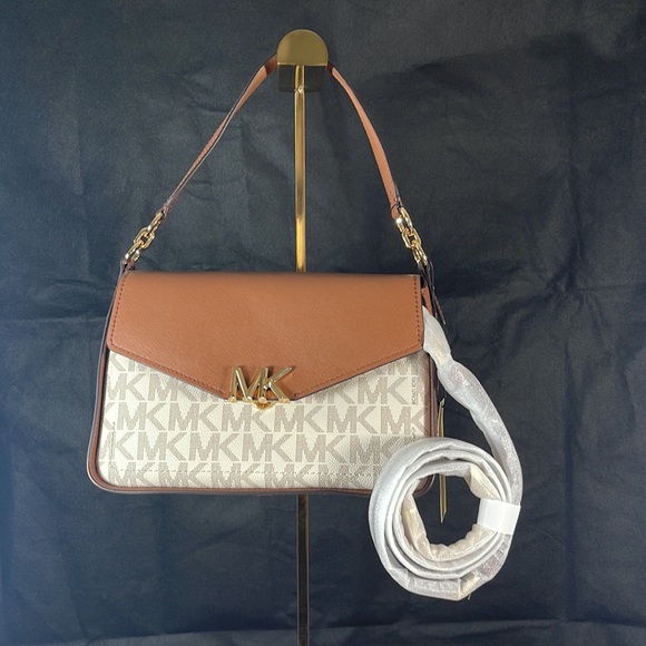 NWT = MICHAEL KORS LEADER SHOULDER BAG . - Picture 7 of 8